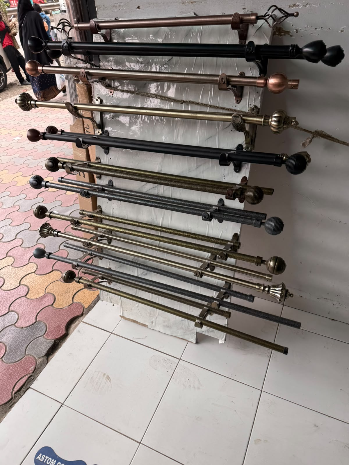 Abdii Finest Curtains Rod Studio — matte black bronze and copper curtain rods Eastleigh